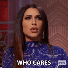 Who Cares Jennifer Aydin GIF - Who Cares Jennifer Aydin Real Housewives Of New Jersey GIFs