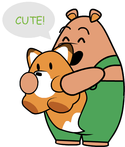 Cute Teddy Sticker - Cute Teddy Bear Stickers