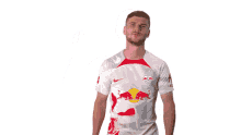waving hands timo werner rb leipzig hey there hello