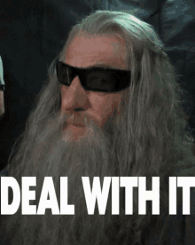 Deal With It Gandalf GIF