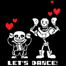 Let'S Dance Pixel GIF - Let'S Dance Pixel Red Hearts GIFs