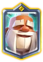 a clash of clans card with a man with a beard and mustache