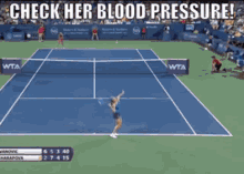 Maria Sharapova Blood Pressure GIF - Maria Sharapova Blood Pressure Ana Ivanovic GIFs
