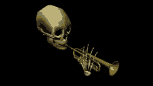 Skull Skeleton GIF - Skull Skeleton Musician GIFs