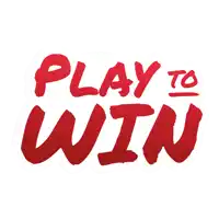a red sign that says play to win on it