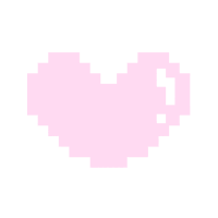 Pixel Heart Sticker - Pixel Heart Stickers