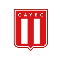 a red and white shield with the letters cvabc on the top