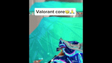a video of a person playing a video game called valorant .