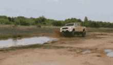 truck driving driving in mud muddy mud