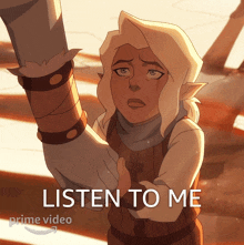 Listen To Me Pike Trickfoot GIF - Listen To Me Pike Trickfoot Ashley Johnson GIFs