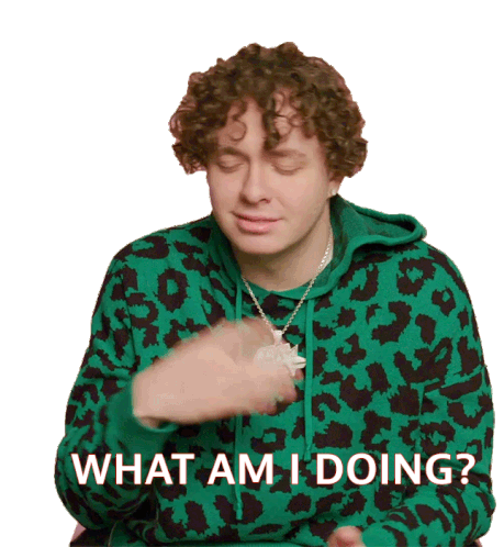 What Am I Doing Jack Harlow Sticker - What Am I Doing Jack Harlow Esquire Stickers