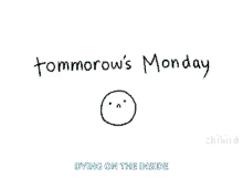 Chibird Monday GIF - Chibird Monday Tomorrow Monday GIFs
