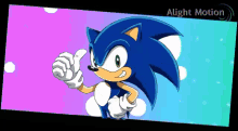 Sonic Sonic The Hedgehog GIF - Sonic Sonic The Hedgehog Thumbs Up GIFs