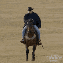 Riding A Horse Trace Adkins GIF - Riding A Horse Trace Adkins Ultimate Cowboy Showdown GIFs