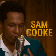 Singing Sam Cooke GIF - Singing Sam Cooke One Night In Miami GIFs