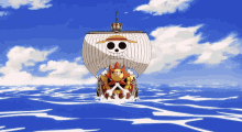 One Piece Boat GIF - One Piece Boat Setting Sail GIFs