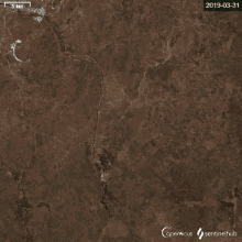 an aerial view of a landscape with the date of 2020 05 04