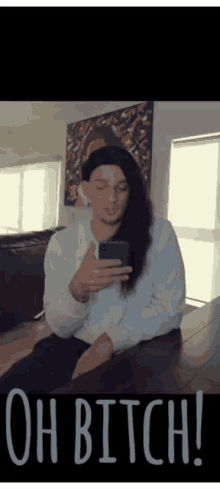 Patdlucky Oh Bitch GIF - Patdlucky Oh Bitch Reading Message GIFs