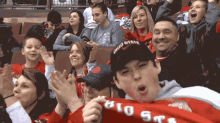 Cheering Buckeye GIF - Cheering Buckeye Fans GIFs
