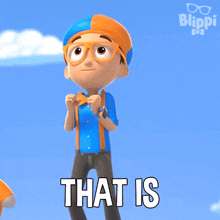 That Is Awesome Blippi GIF - That Is Awesome Blippi Blippi Wonders - Educational Cartoons For Kids GIFs
