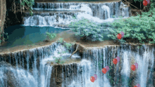Waterfall Nature GIF - Waterfall Nature Balloons GIFs