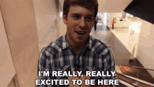 Im Really Really Excited To Be Here Corey Vidal GIF