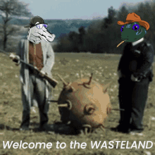 Cyber Frogs Welcome To The Wastelands GIF
