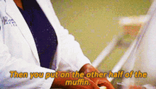 Greys Anatomy Miranda Bailey GIF - Greys Anatomy Miranda Bailey Then You Put On The Other Half Of The Muffin GIFs