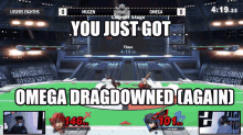 Omega Dragdown GIF - Omega Dragdown Smash Bros GIFs