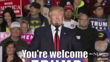 Trump Youre Welcome GIF