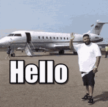 Hello Airplane GIF - Hello Airplane Airport GIFs