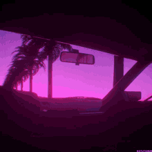 Sunset Palm Aesthetic GIF - Sunset Palm Aesthetic Driving GIFs