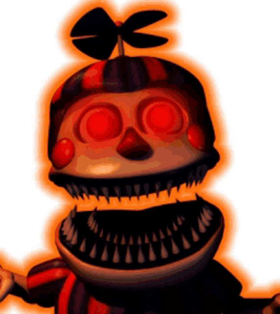 Five Nights at Freddy's Fnaf4 Nightmare Foxy - Fredbear - Sticker