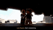 Lego Star Wars Leia Organa GIF - Lego Star Wars Leia Organa Quit Complaining GIFs