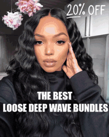 double weft hair extensions human hair weft extensions micro weft extensions deep wave frontal wig loose deep wave bundles