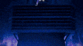 a video game character is laying on the ground with a sword