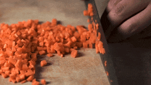 Slicing Carrots Two Plaid Aprons GIF - Slicing Carrots Two Plaid Aprons Cutting Carrots GIFs