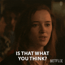 Is That What You Think Emily GIF - Is That What You Think Emily Fair Play GIFs