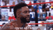 cedric alexander youre not ready wwe main event wrestling