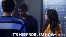 Its His Problem Now Bj Mitchell GIF - Its His Problem Now Bj Mitchell Cinthya Carmona GIFs