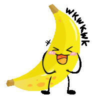 Banana Yellow Sticker