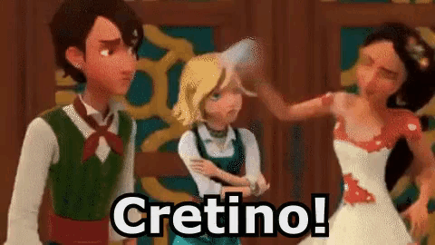 Cretino Sei Un Cretino Scemo Stupido GIF - Idiot Dumb Stupid