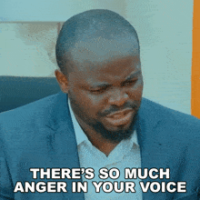 Theres So Much Anger In Your Voice Kbrown GIF - Theres So Much Anger In Your Voice Kbrown Kingsley GIFs