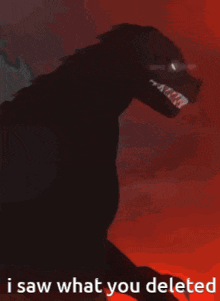 I Saw What You Deleted Godzilla GIF - I Saw What You Deleted Godzilla Falgusgif GIFs