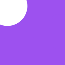 arabic writing on a purple background with blue circles around it