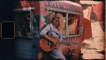Playing Guitar Tori Kelly GIF - Playing Guitar Tori Kelly Unbothered Song GIFs