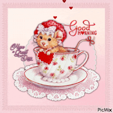 Good Morning Good Morning Tea GIF - Good Morning Good Morning Tea Morning Greetings GIFs