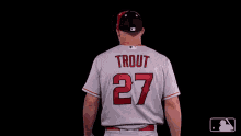 Mike Trout Los Angeles Angels GIF - Mike Trout Los Angeles Angels Crossed Arms GIFs