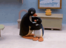 Pingu At Home Pingu And Mom GIF - Pingu At Home Pingu And Mom GIFs
