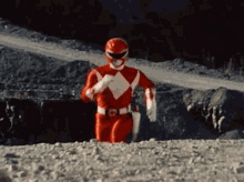 Power Rangers Red Ranger GIF - Power Rangers Red Ranger Running GIFs